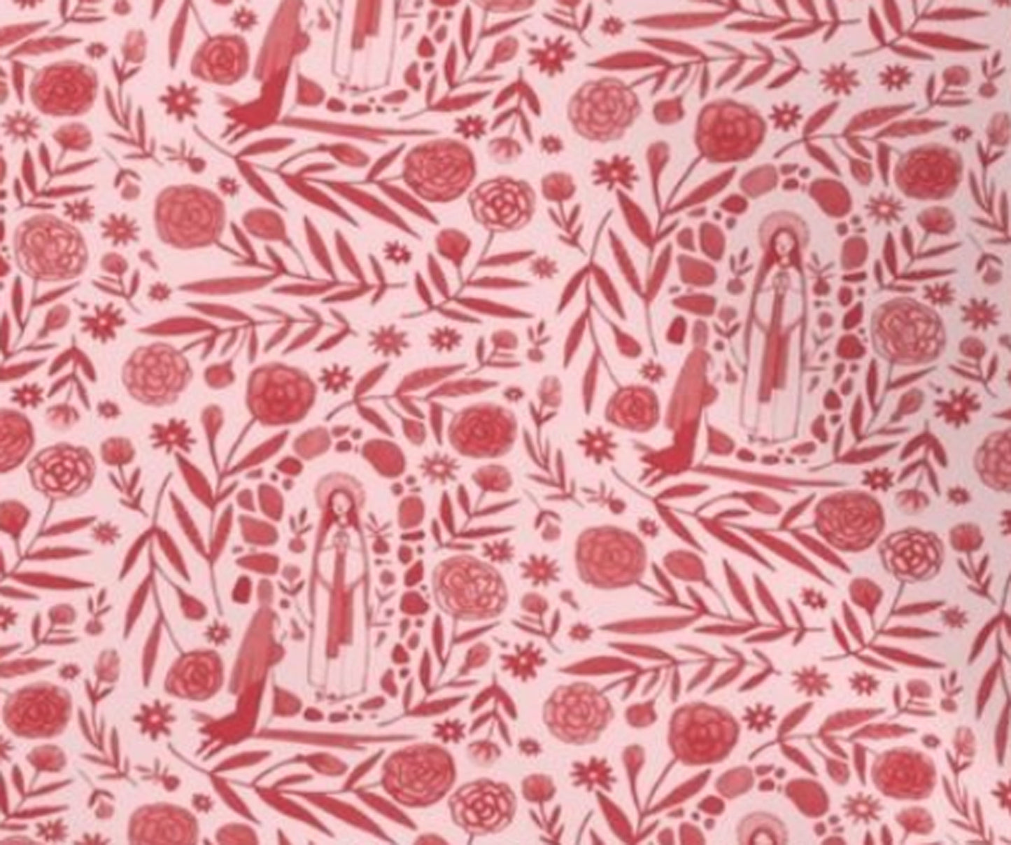 Mini Catholic Scrunchies - Lourdes Pink
