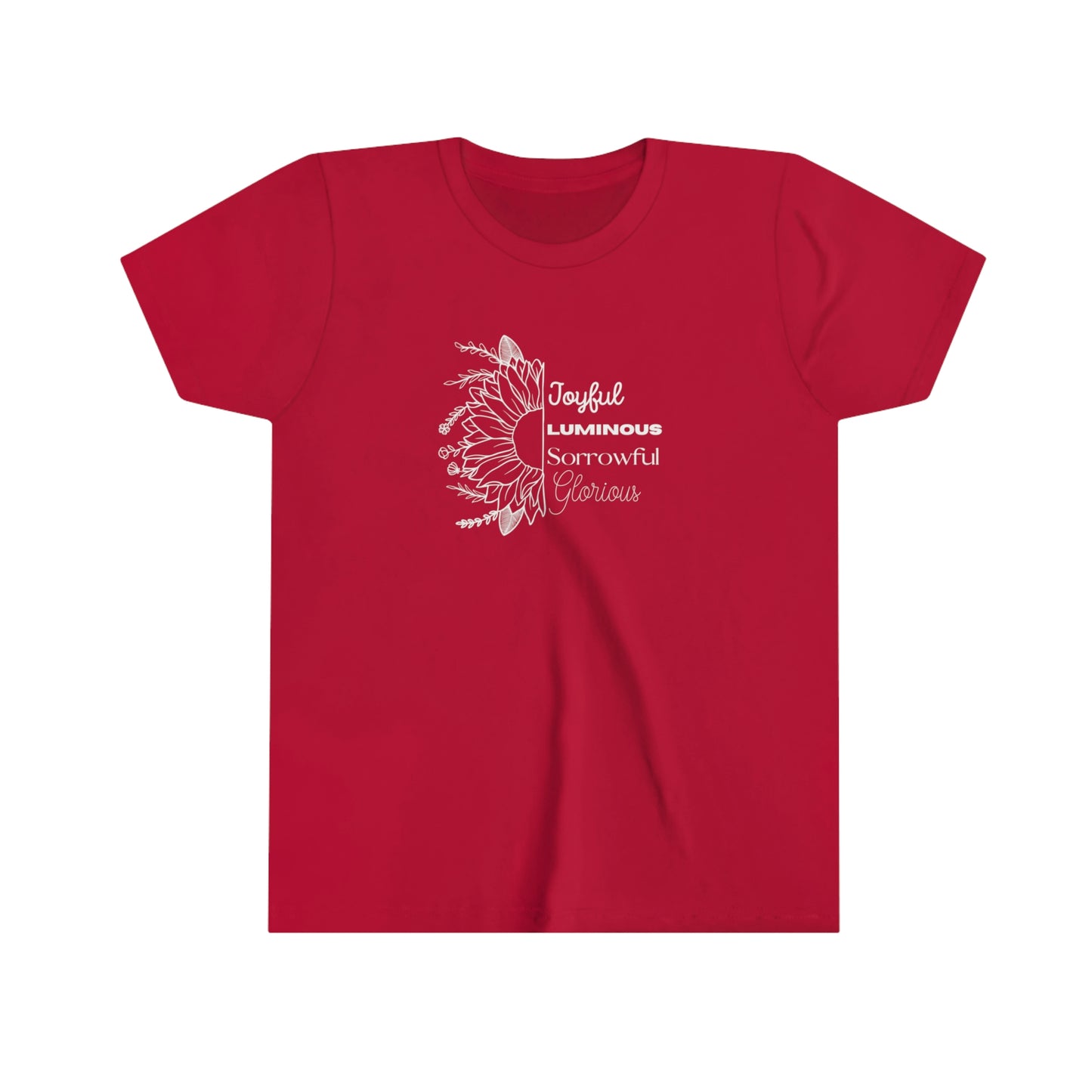Mysteries of the Rosary YOUTH T-shirt