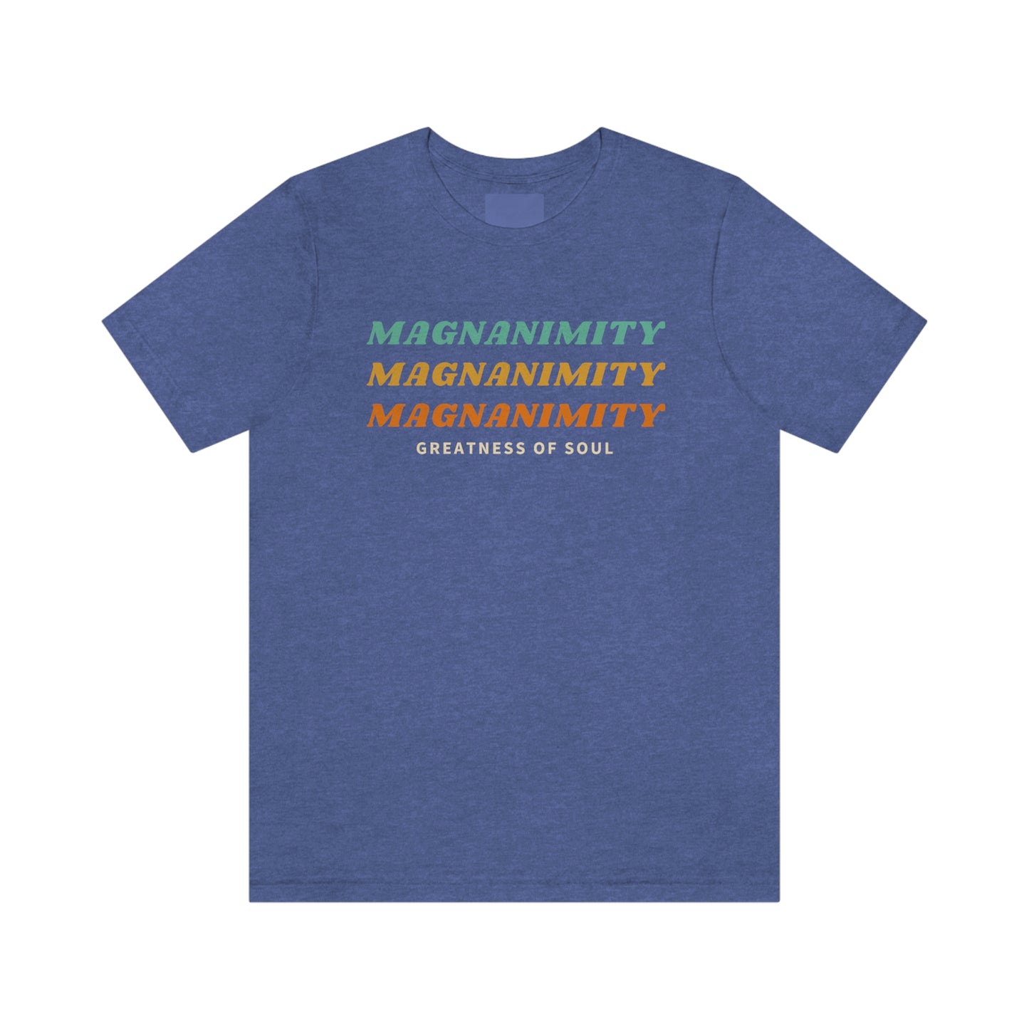 Magnanimity Unisex Jersey Short Sleeve Tee- Catholic- Gift- Greatness of Soul
