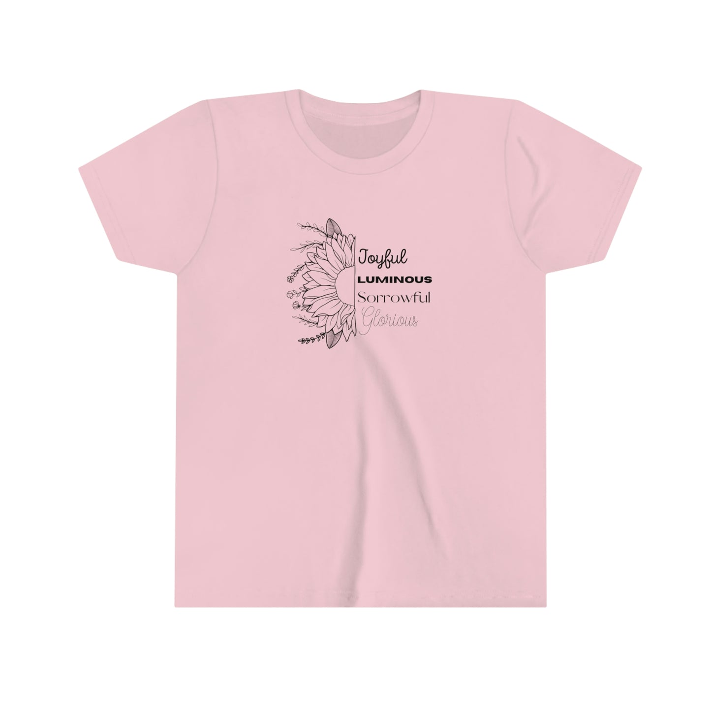 Mysteries of the Rosary YOUTH T-shirt