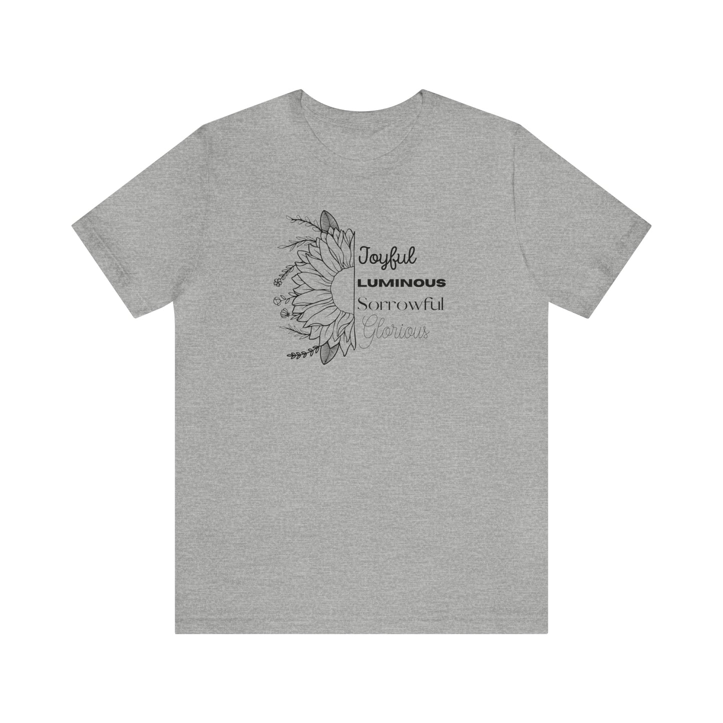 Mysteries of the Rosary- Women's T-shirt