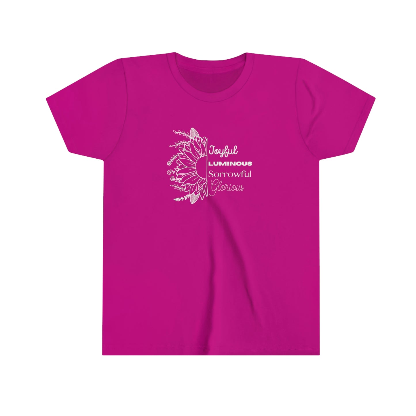 Mysteries of the Rosary YOUTH T-shirt