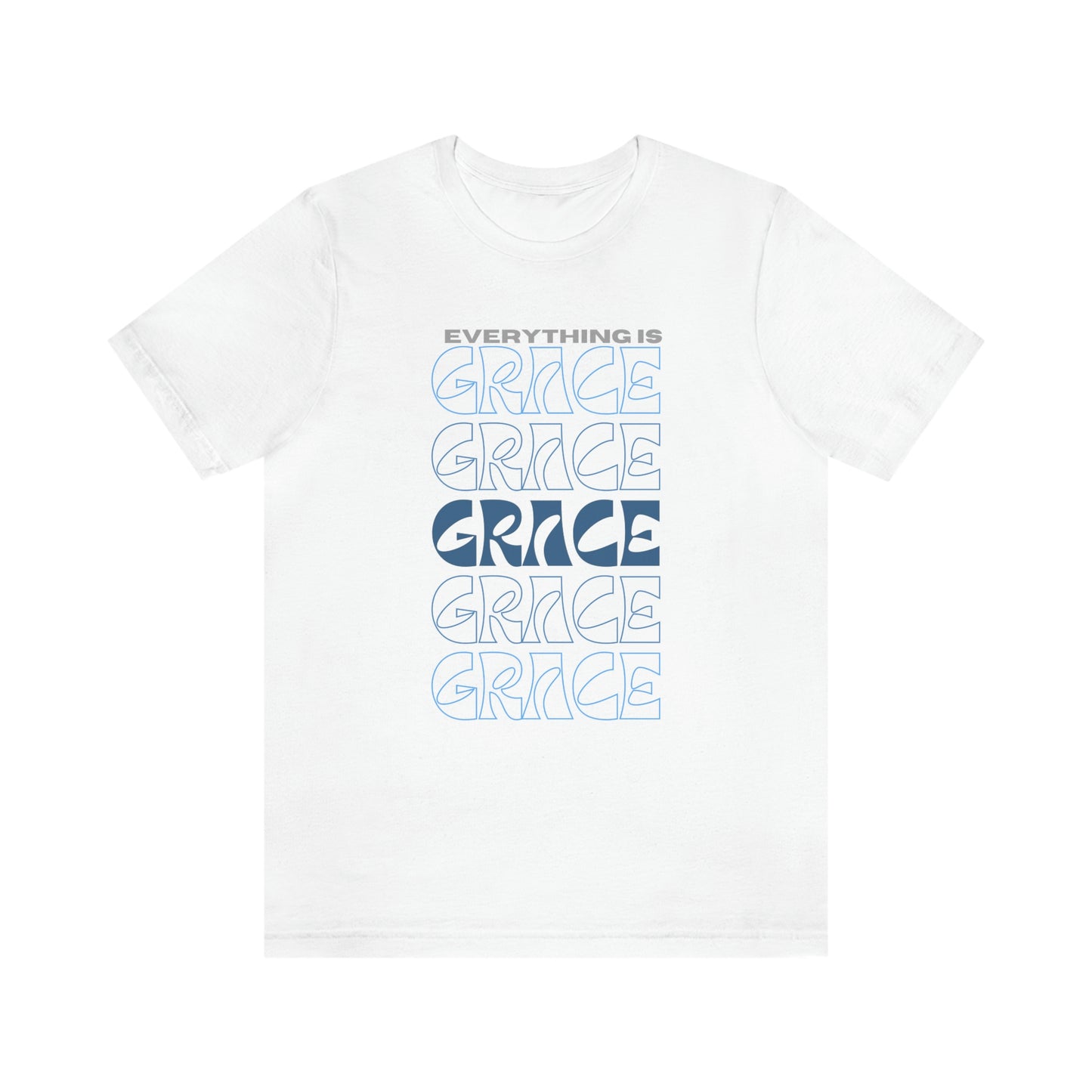Everything is Grace Unisex Jersey Short Sleeve Tee- Women's Christian T-shirt-Catholic gifts