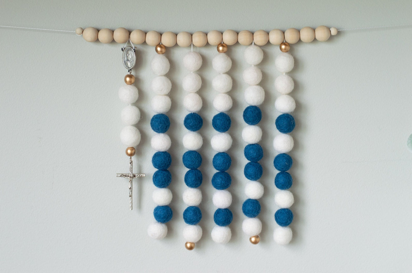 Mini Rose wall hanging-- St. Teresa of Calcutta - Joyful Mama Joyful Baby