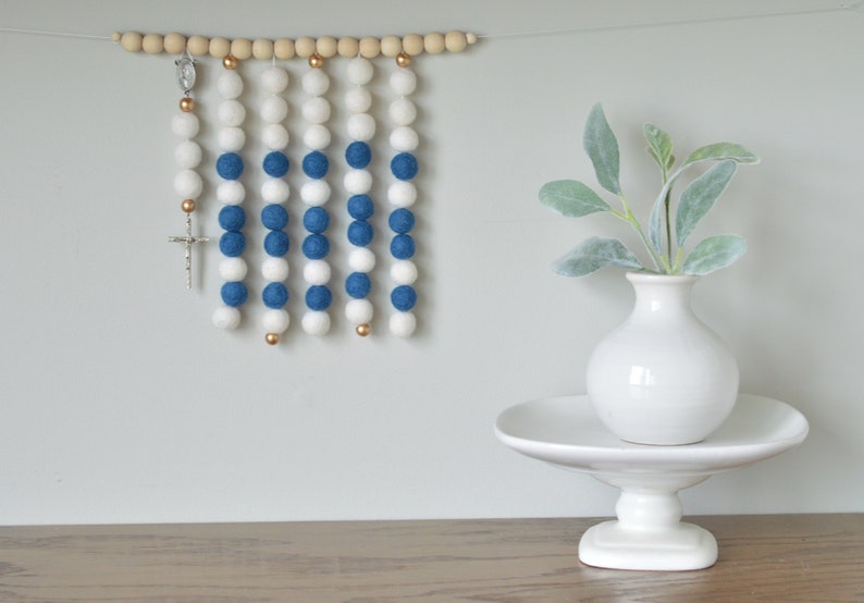 Mini Rose wall hanging-- St. Teresa of Calcutta - Joyful Mama Joyful Baby