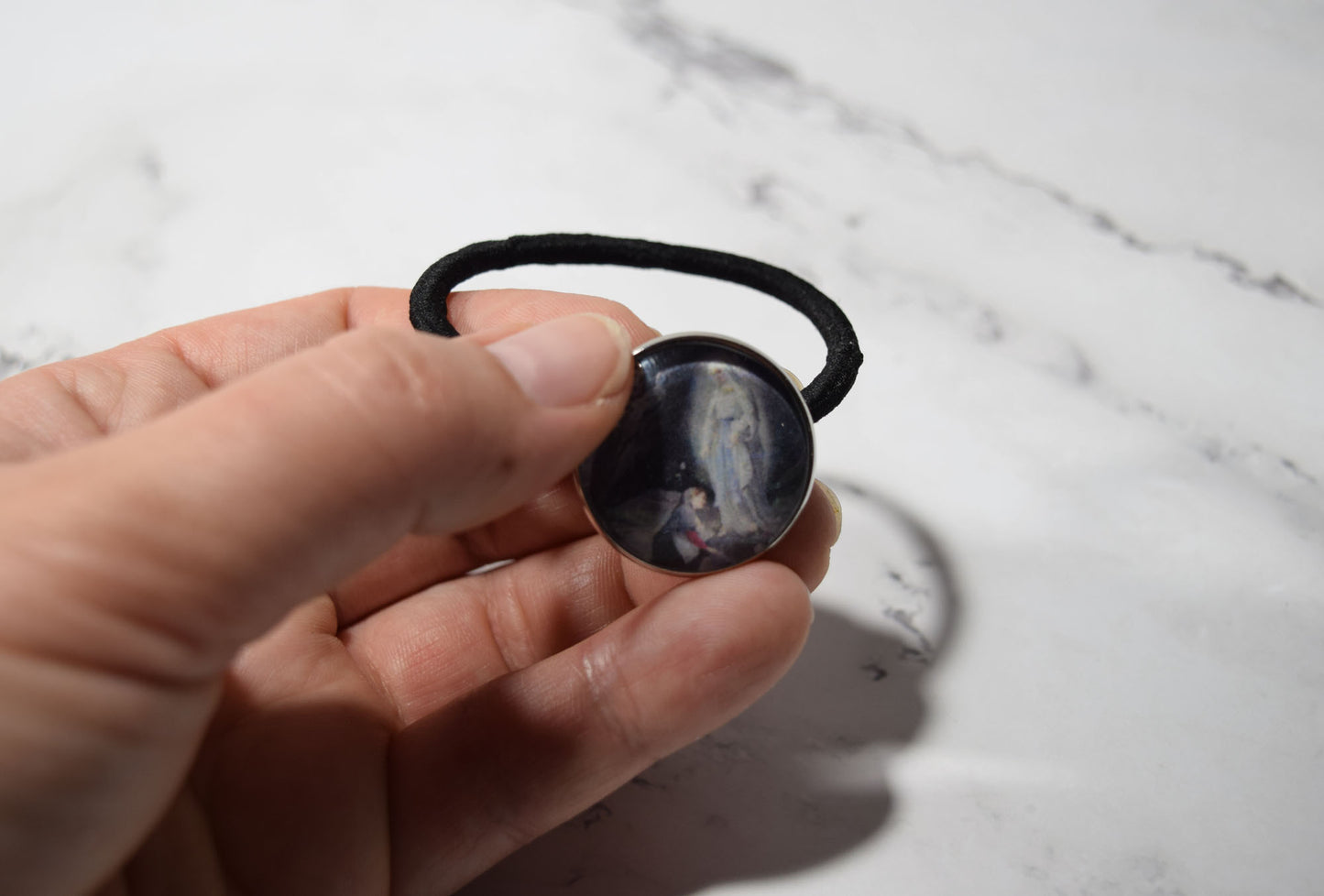 Our Lady of Lourdes Hair Tie