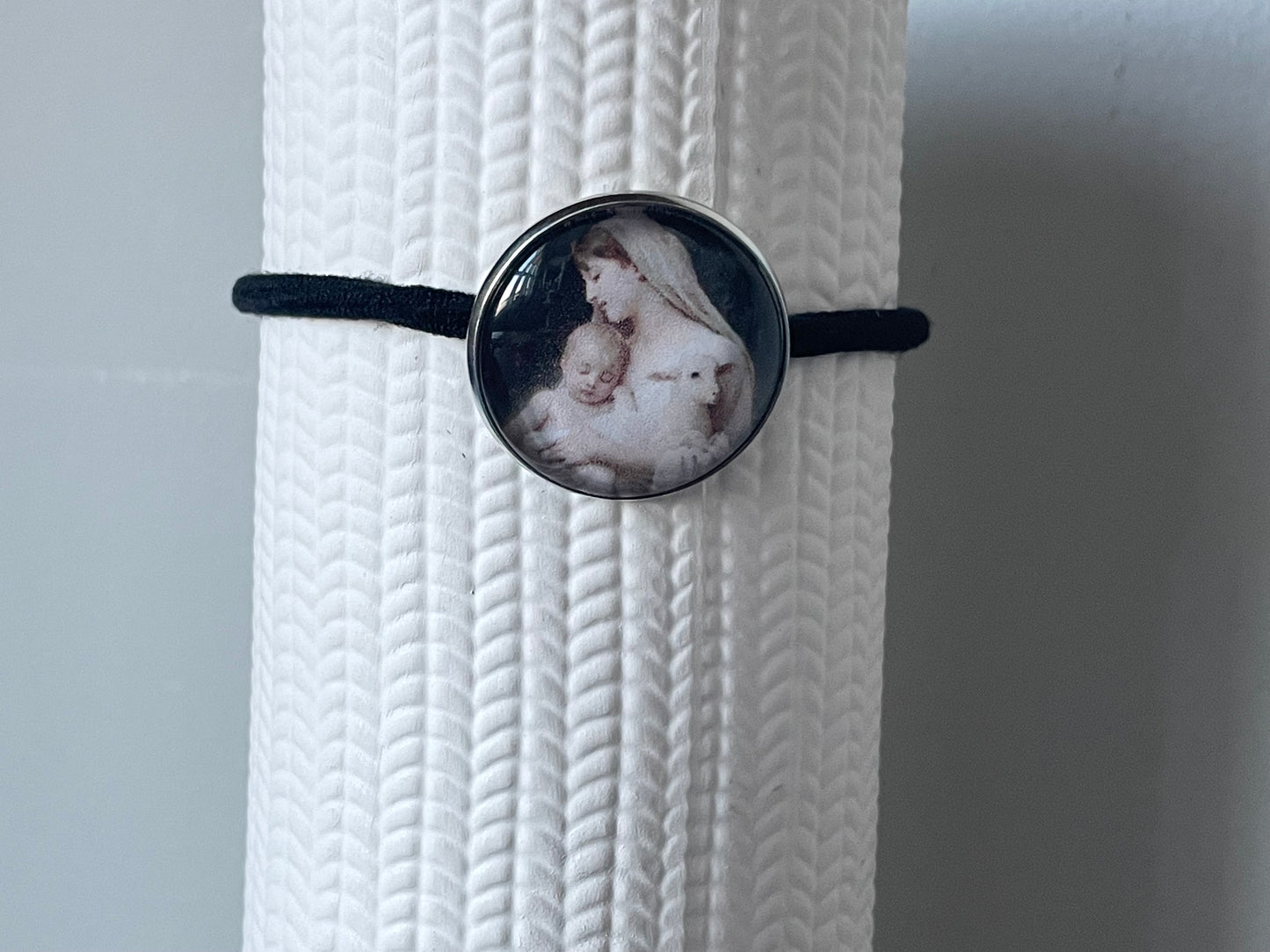l'innocence hair tie- catholic- hair elastic