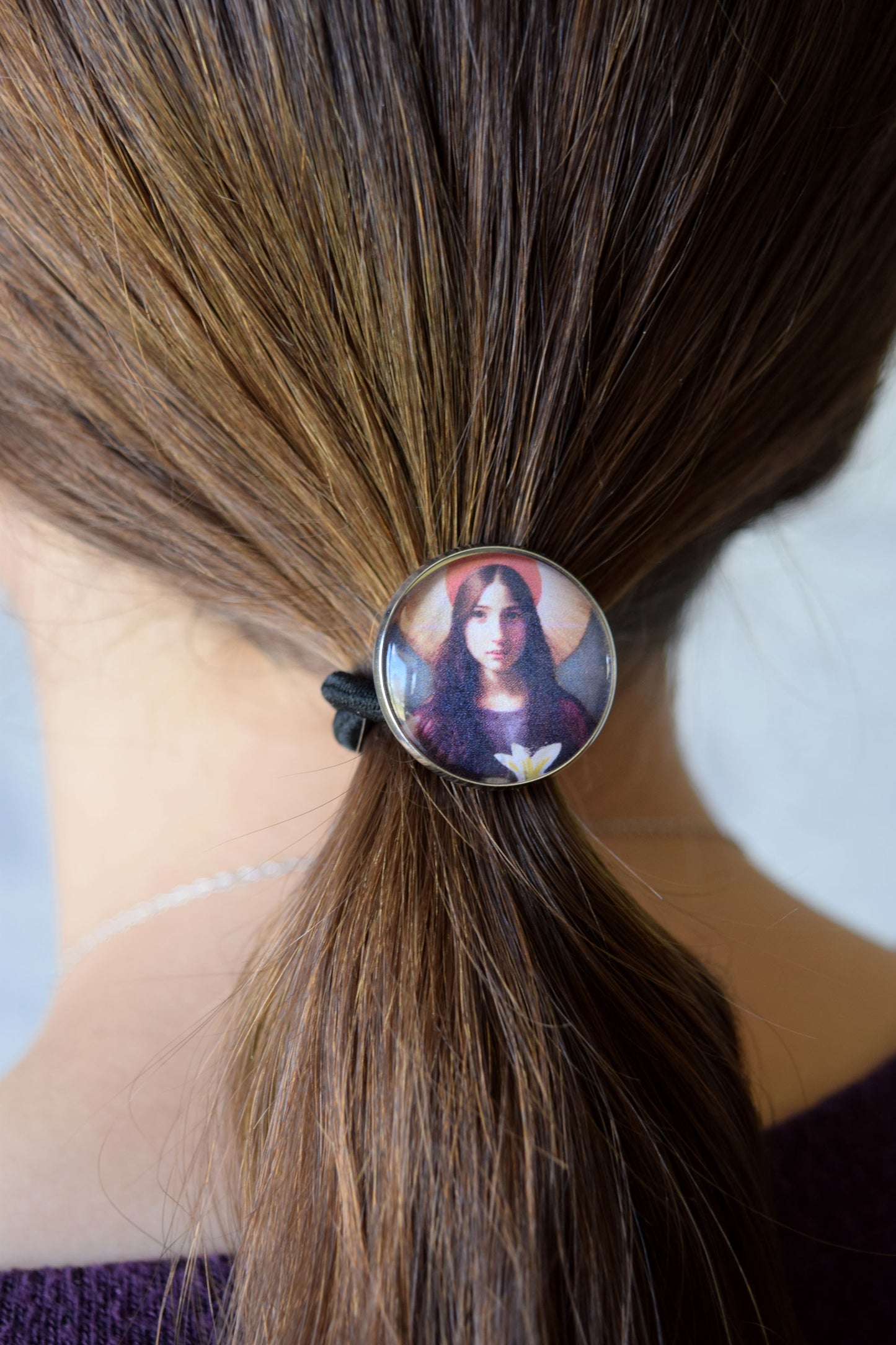 catholic hair tie