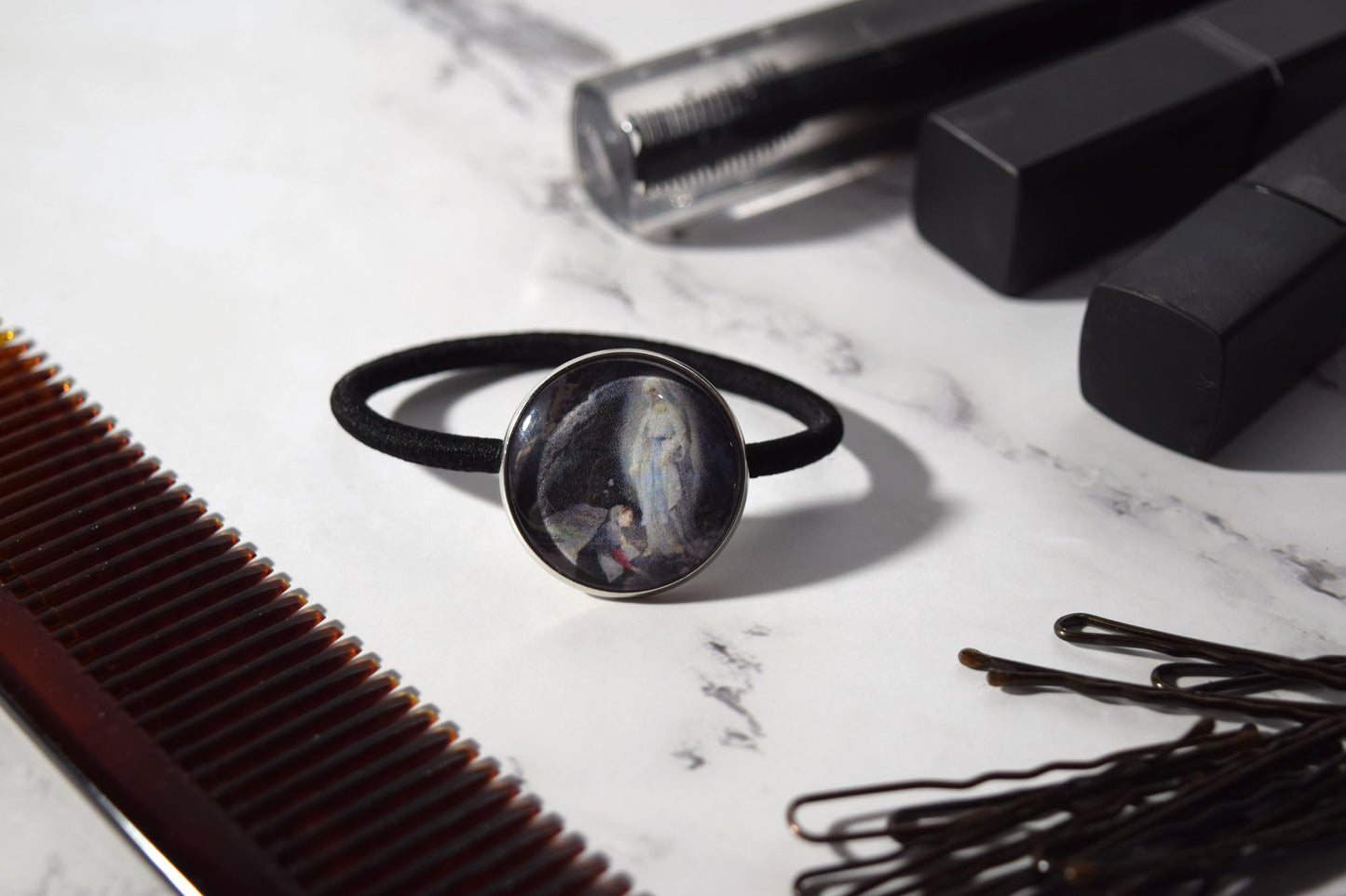 Our Lady of Lourdes Hair Tie