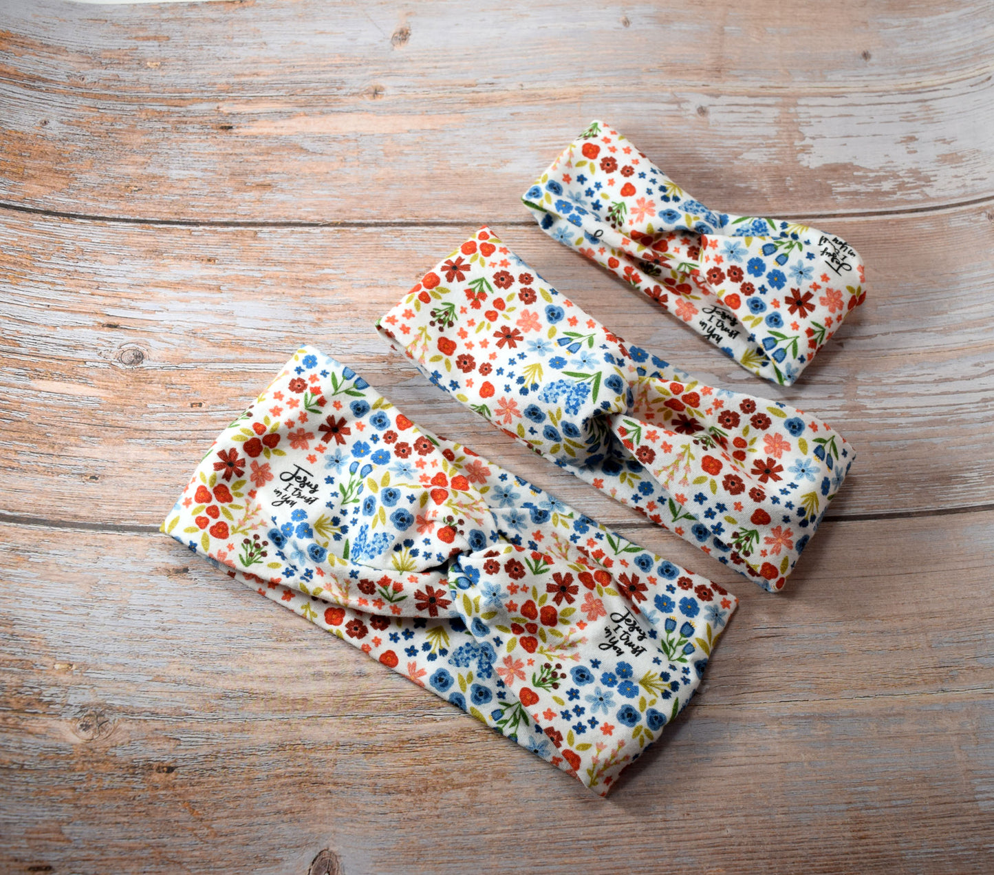 BABY SIZED Divine Mercy Twist Headband