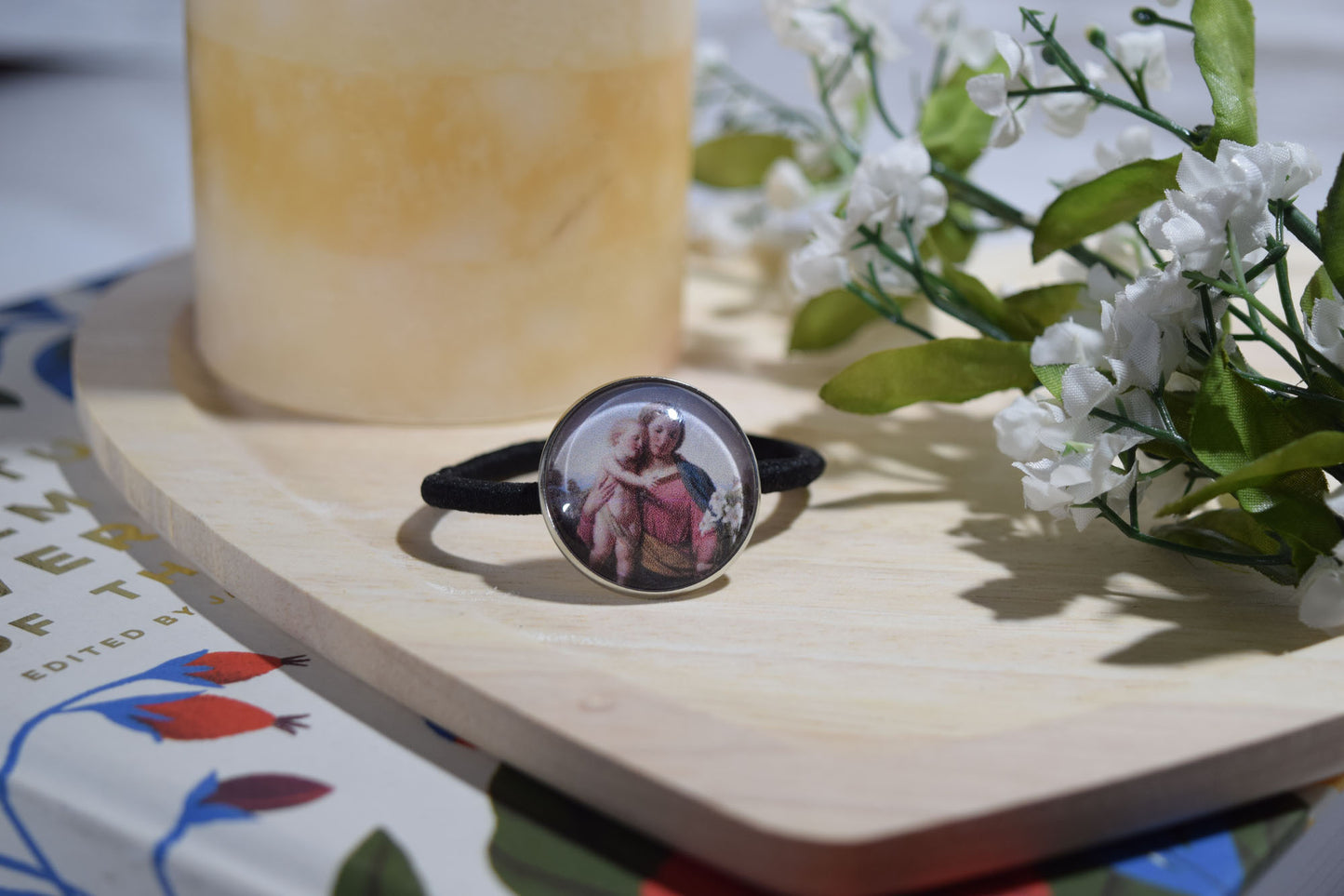 catholic hair tie