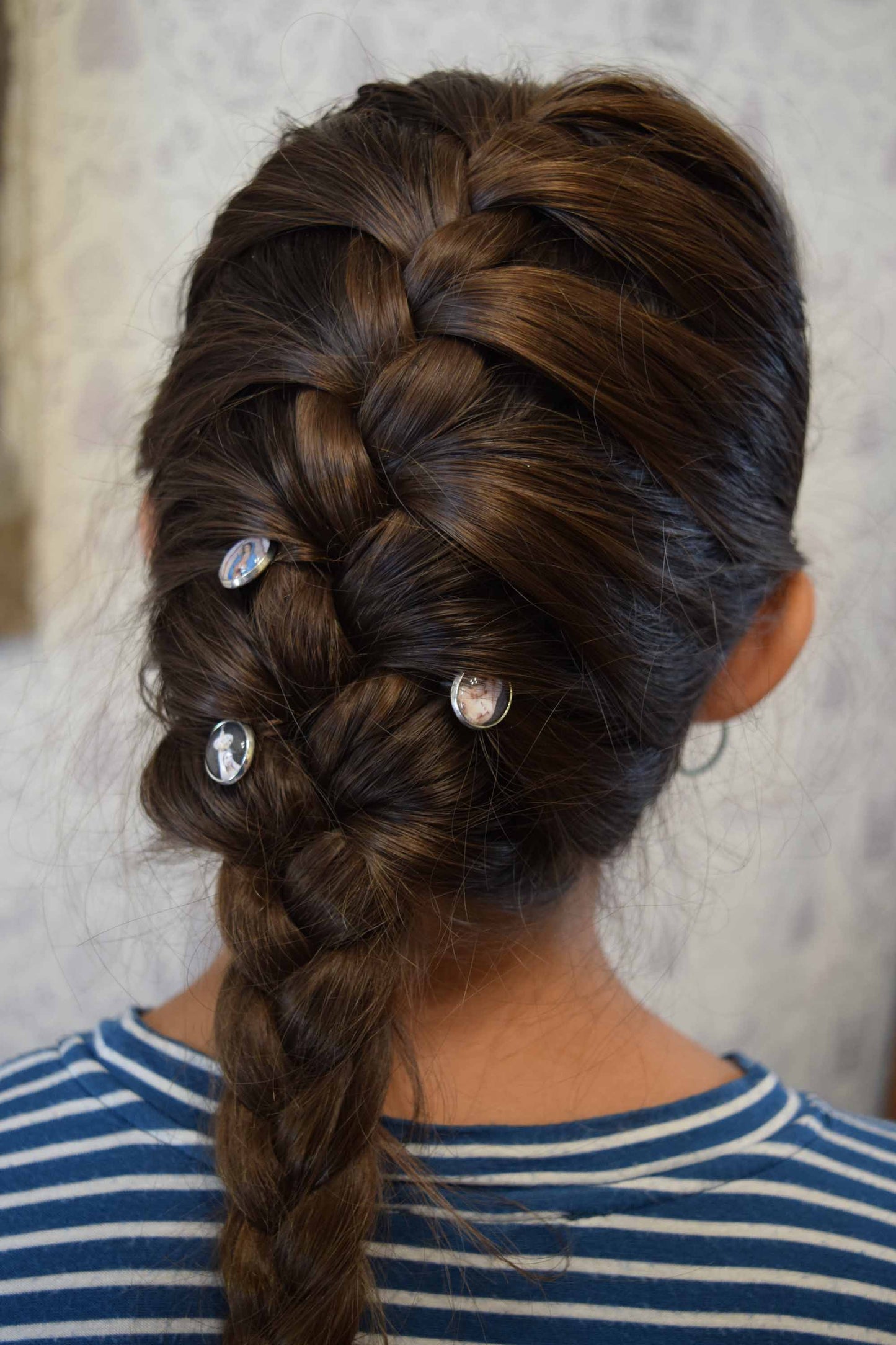 Our Lady of Fatima Hair Pin- Catholic- Hair Pin-womens gift