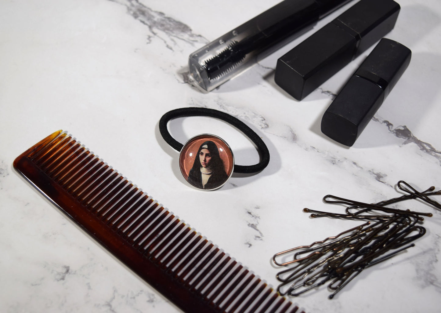 catholic hair tie