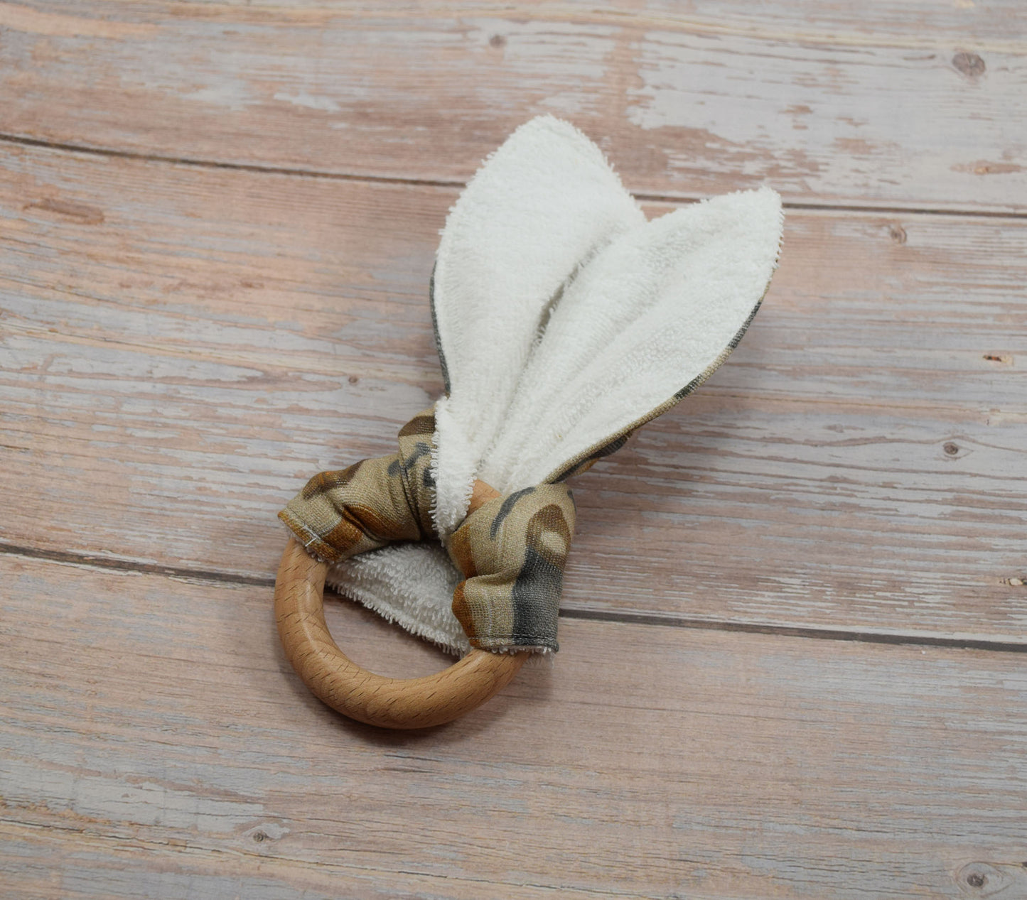 Catholic Bunny Ear Teething Toy - St Joseph