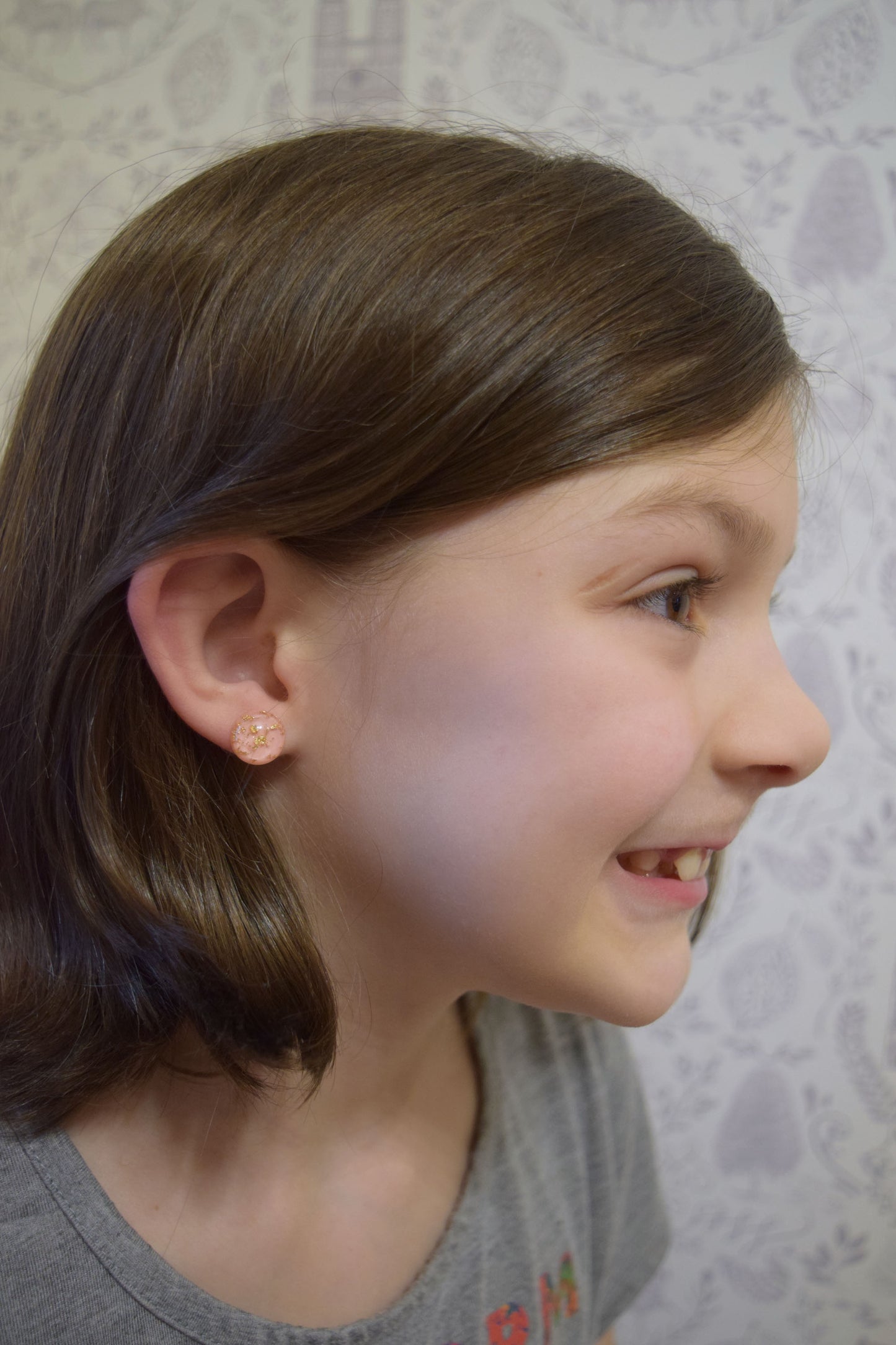 saint earrings for kids, catholic kid earrings, catholic kid gift, catholic saint earrings, saint earrings