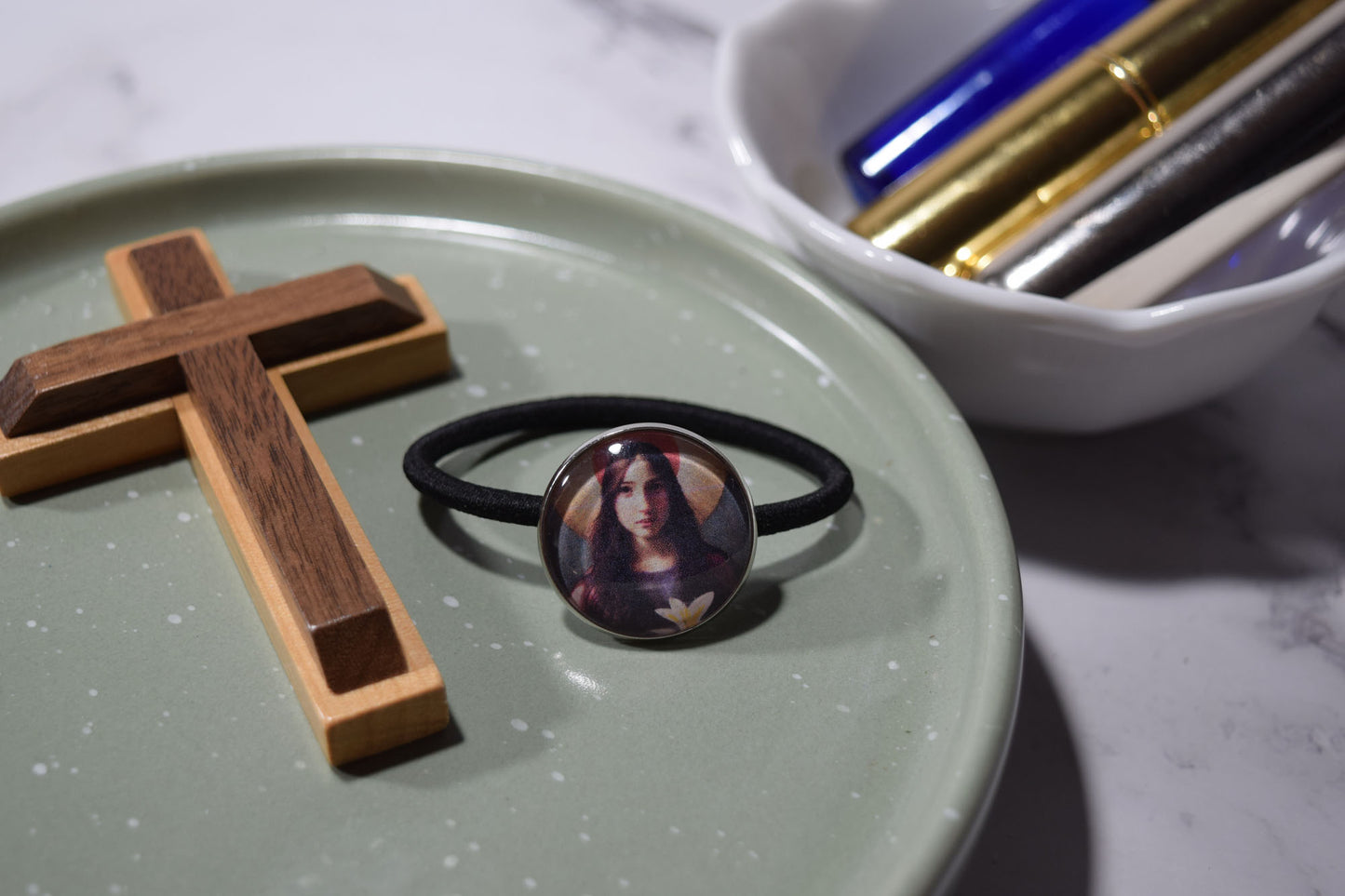 Saint Maria Goretti hair tie