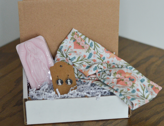 mary gift box, marian gift box, catholic woman gift