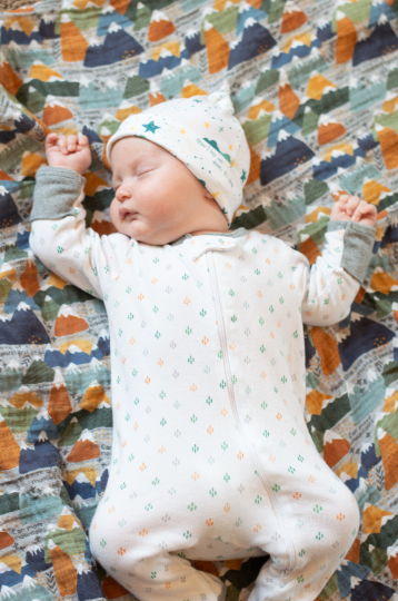 Catholic Swaddle Blanket - Mustard Seed Faith - Joyful Mama Joyful Baby
