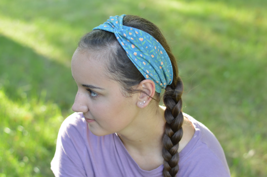 Floral Hail Mary Twist Headband - Joyful Mama Joyful Baby