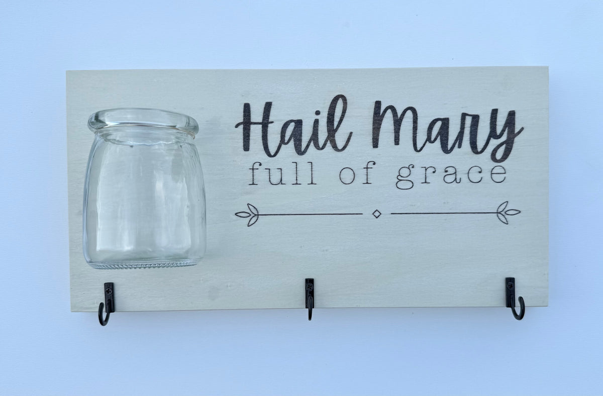 Wooden Rosary Hanger