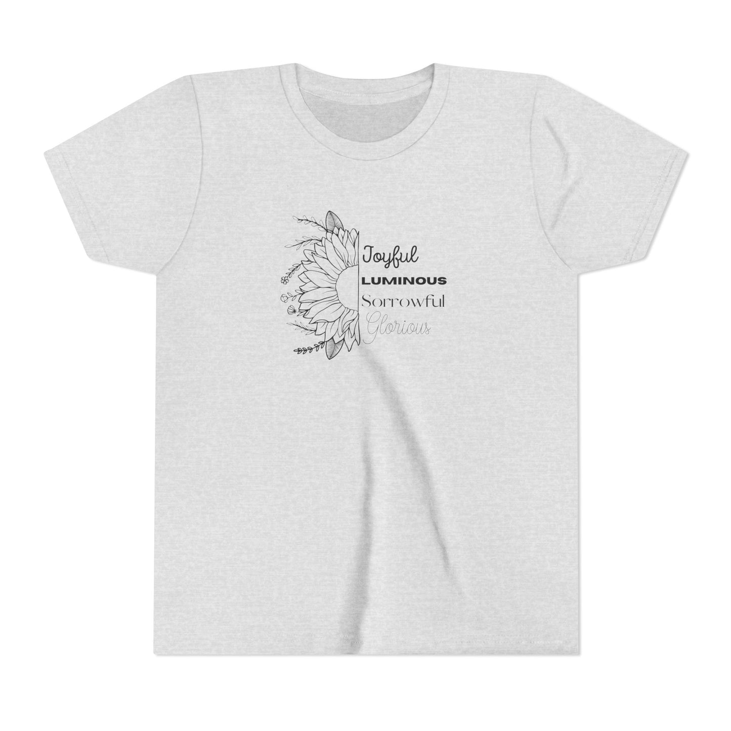 Mysteries of the Rosary YOUTH T-shirt