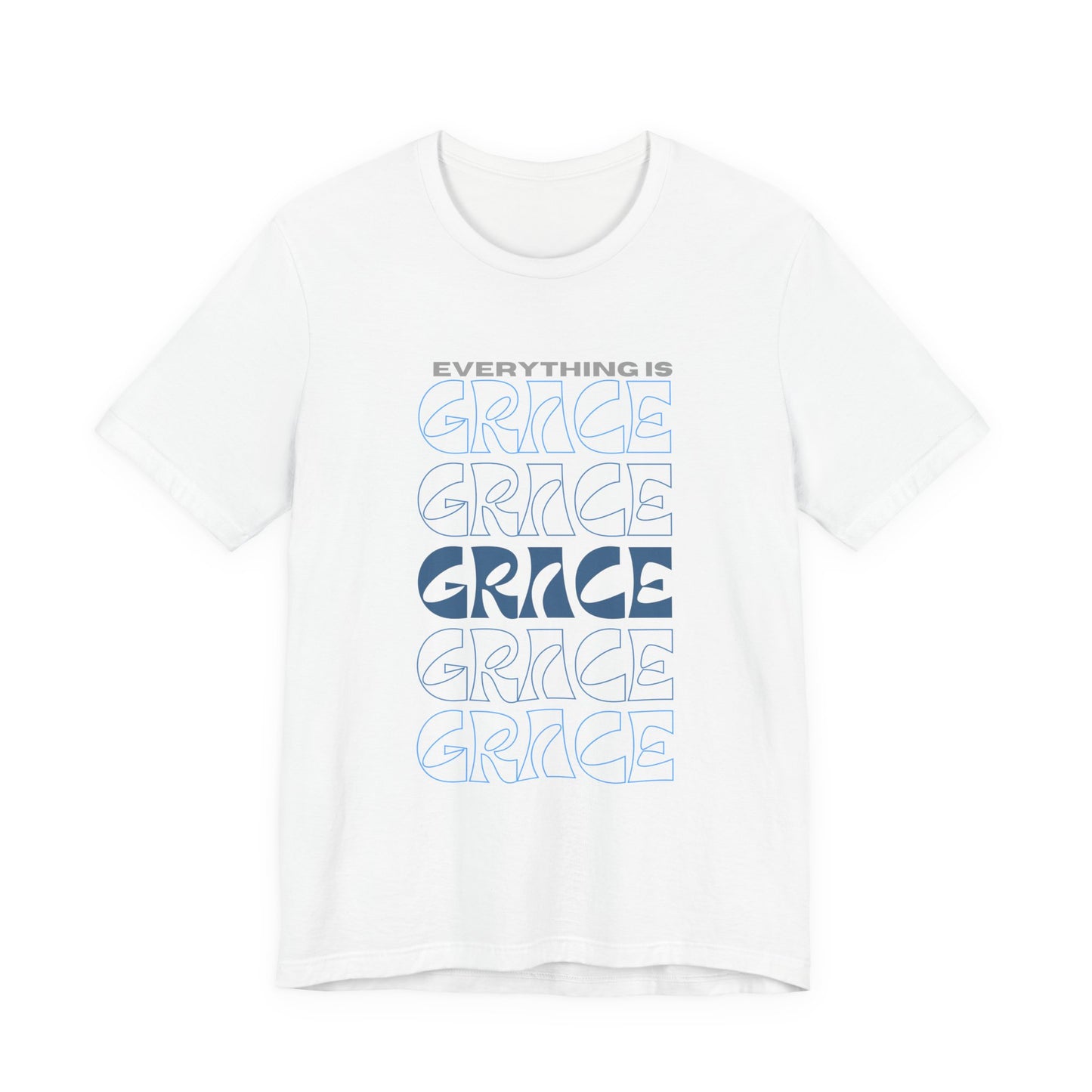 Everything is Grace Unisex Jersey Short Sleeve Tee- Women's Christian T-shirt-Catholic gifts