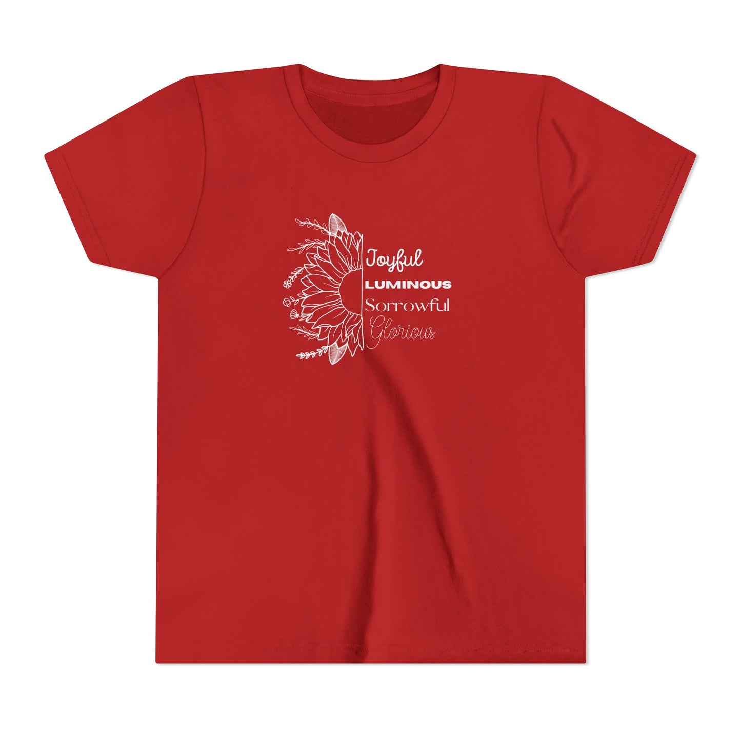 Mysteries of the Rosary YOUTH T-shirt