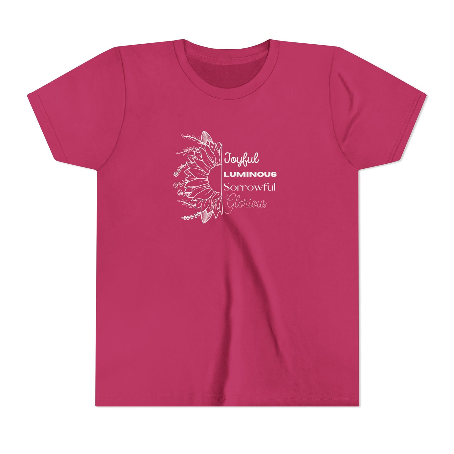 Mysteries of the Rosary YOUTH T-shirt