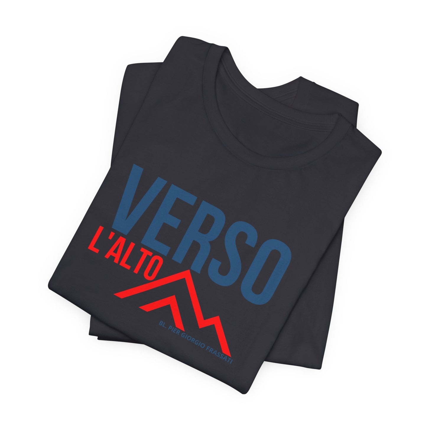 Verso L'Alto- Unisex Jersey Short Sleeve Tee- Catholic Mens tee