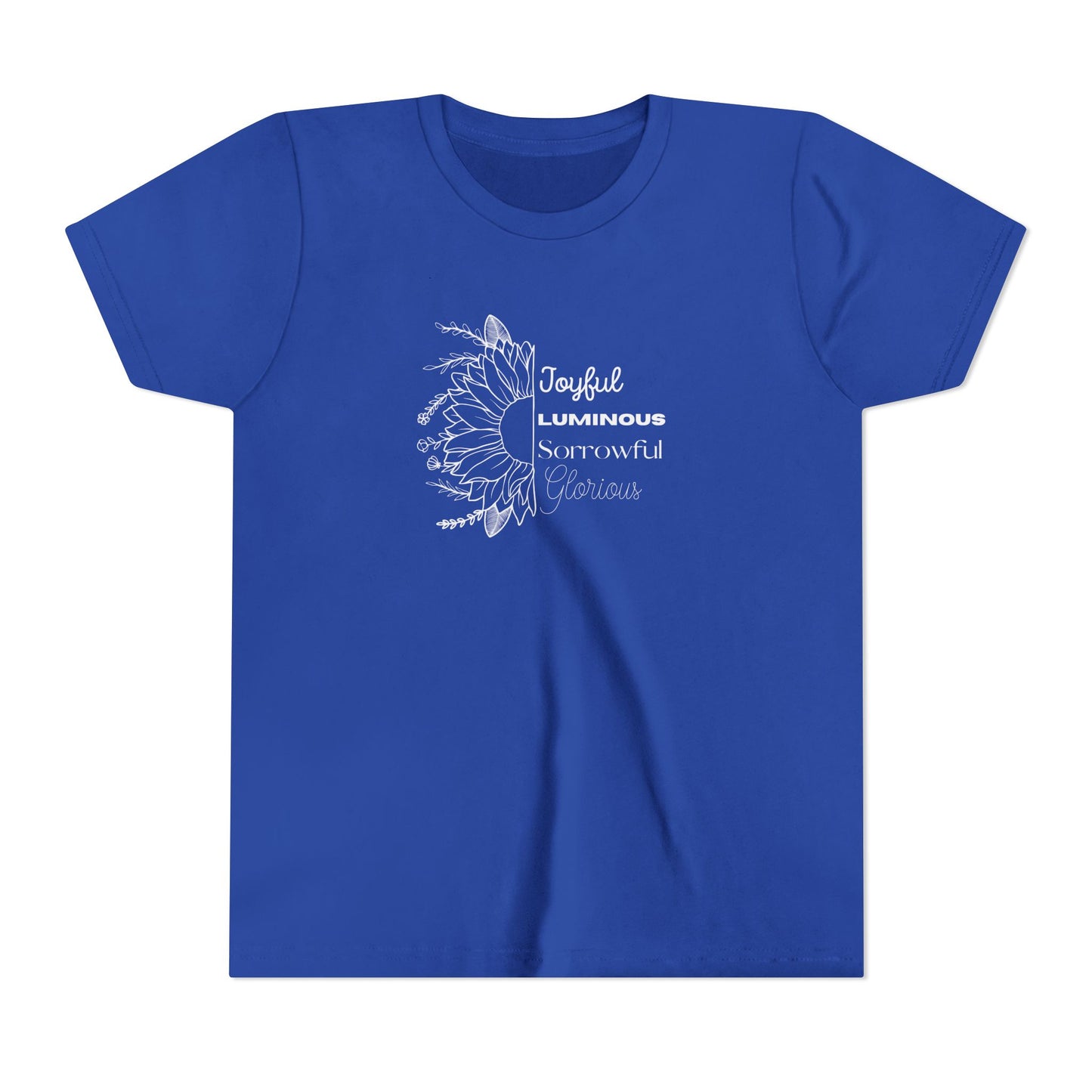 Mysteries of the Rosary YOUTH T-shirt