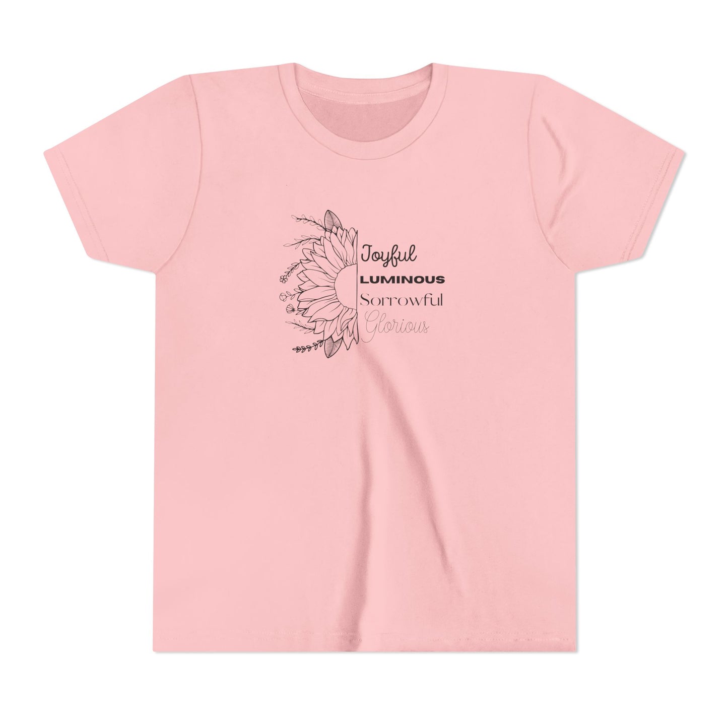 Mysteries of the Rosary YOUTH T-shirt
