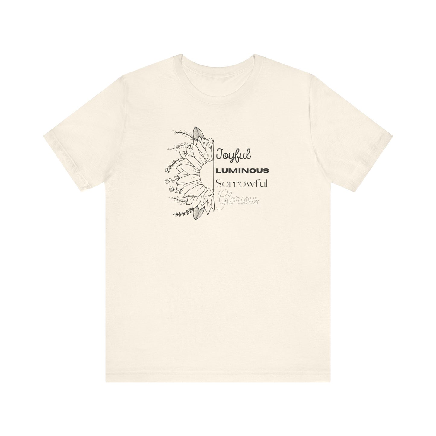 Spring Mysteries of the Rosary- Women's T-shirt