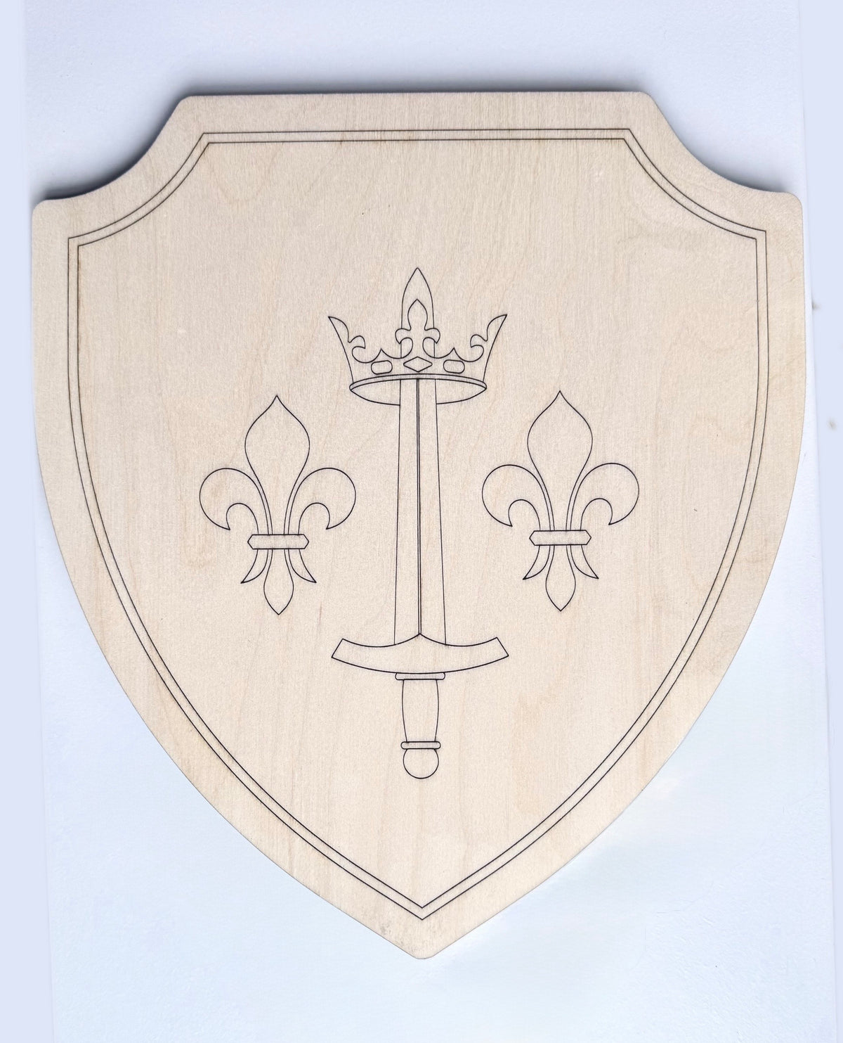 St. Joan of Arc shield- All Saints’ Day costume prop