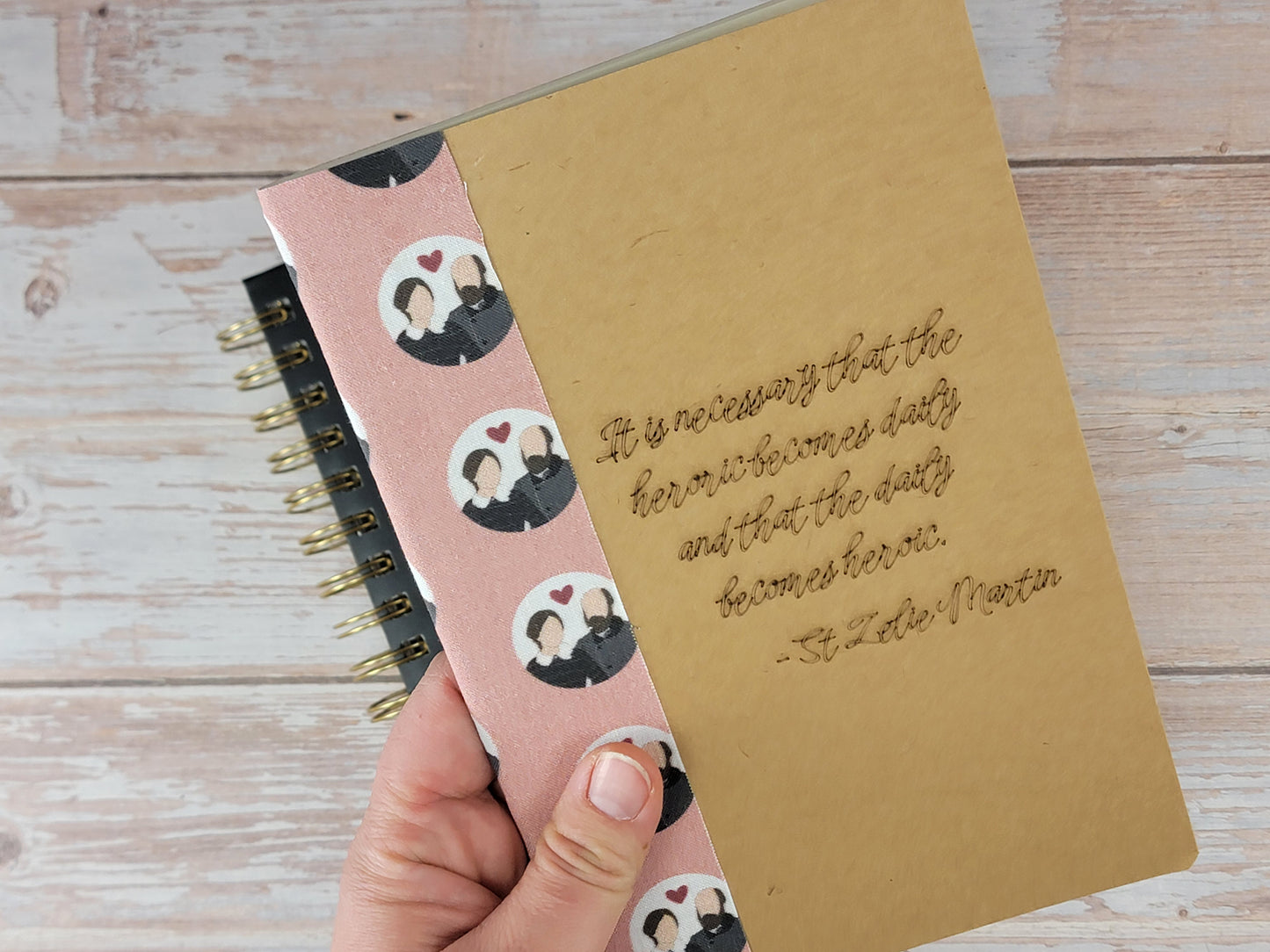 St Zelie and Louis Martin *SECONDS* Embossed Journal