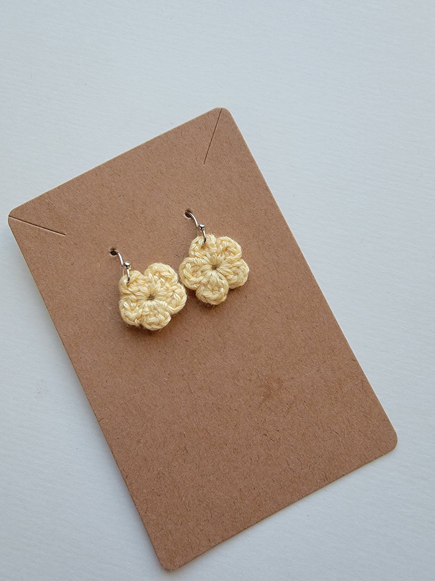 Crochet Flower Earrings