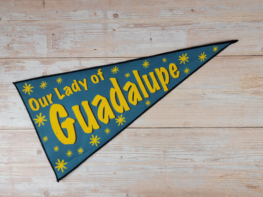 Our Lady of Guadalupe Catholic Wall Pennant