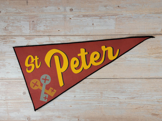 St Peter Catholic Wall Pennant