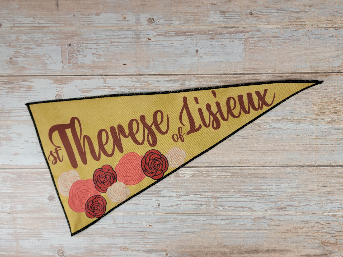 St Therese of Lisieux Catholic Wall Pennant