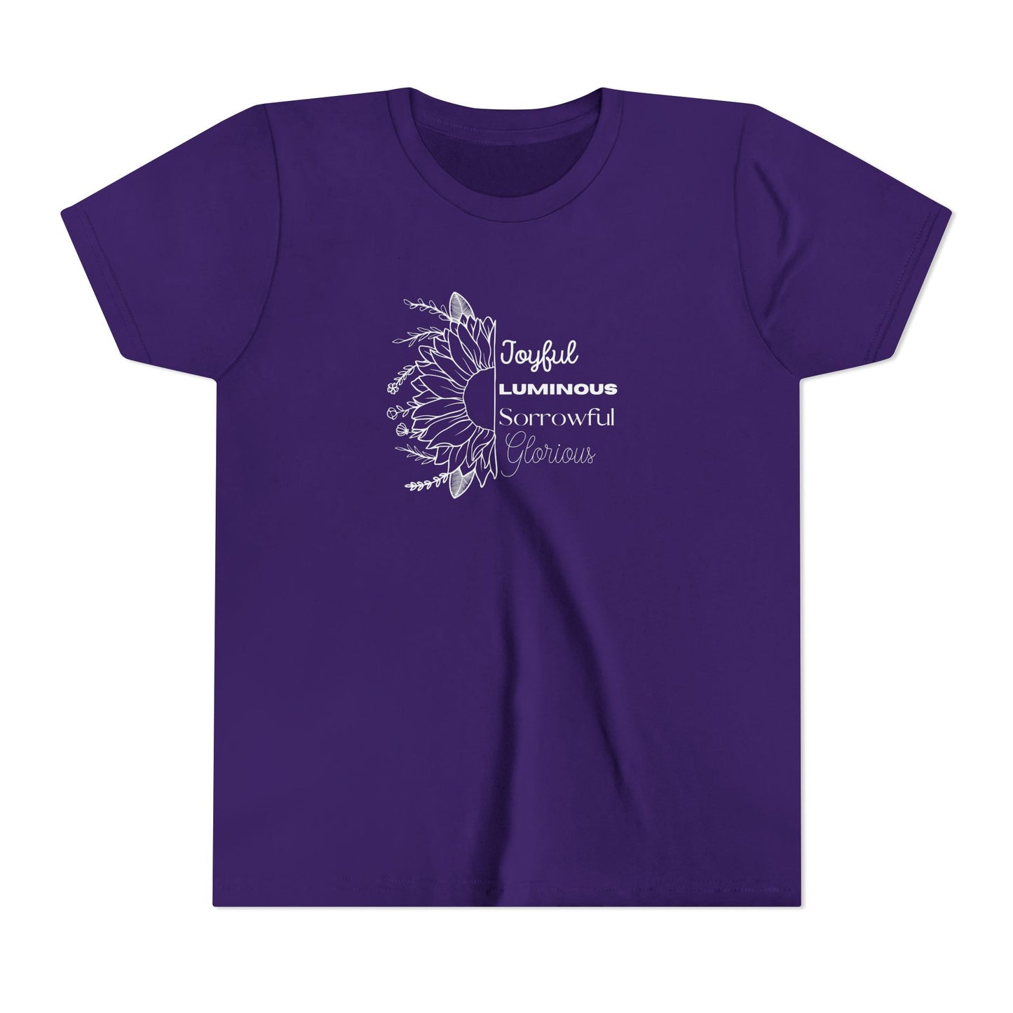 Mysteries of the Rosary YOUTH T-shirt