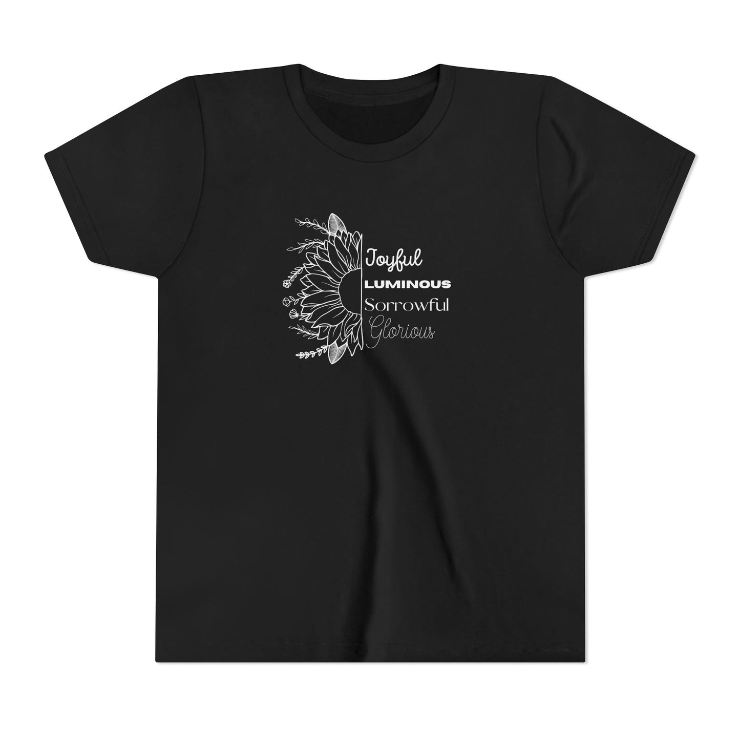 Mysteries of the Rosary YOUTH T-shirt