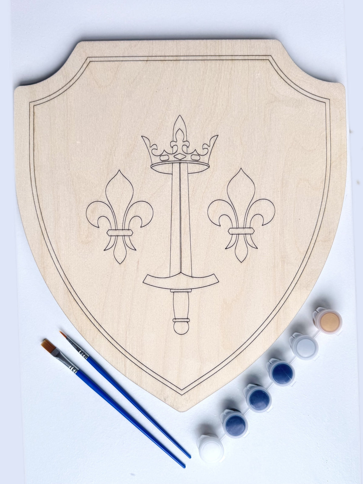 St. Joan of Arc shield- All Saints’ Day costume prop