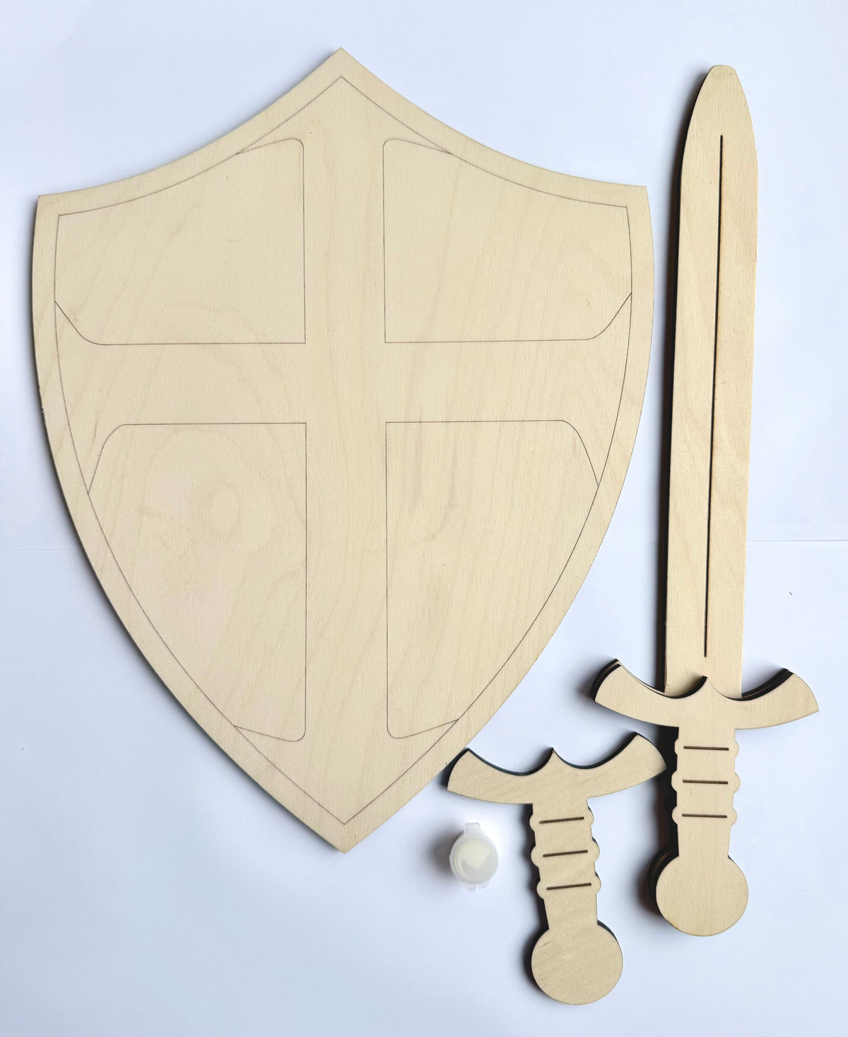 St. George shield & sword- All Saints’ Day costume props