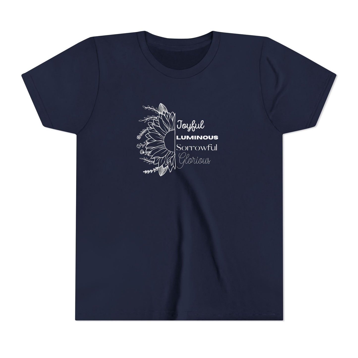 Mysteries of the Rosary YOUTH T-shirt