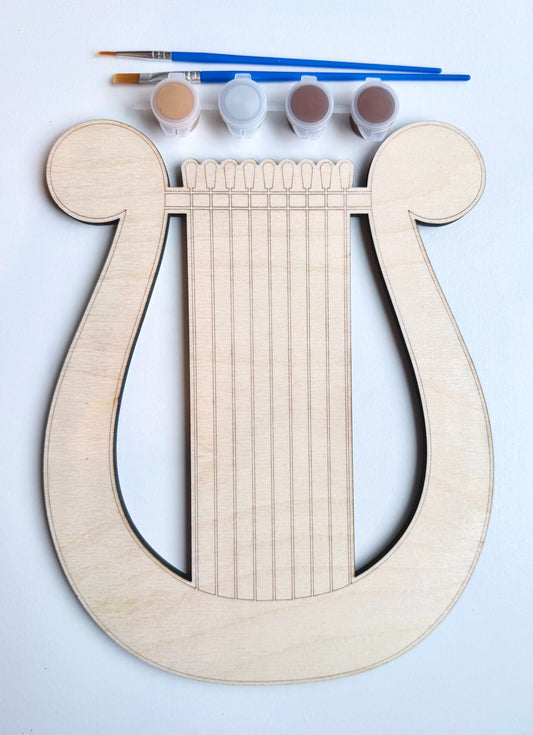 St. Cecilia’s harp- All Saints’ Day costume prop