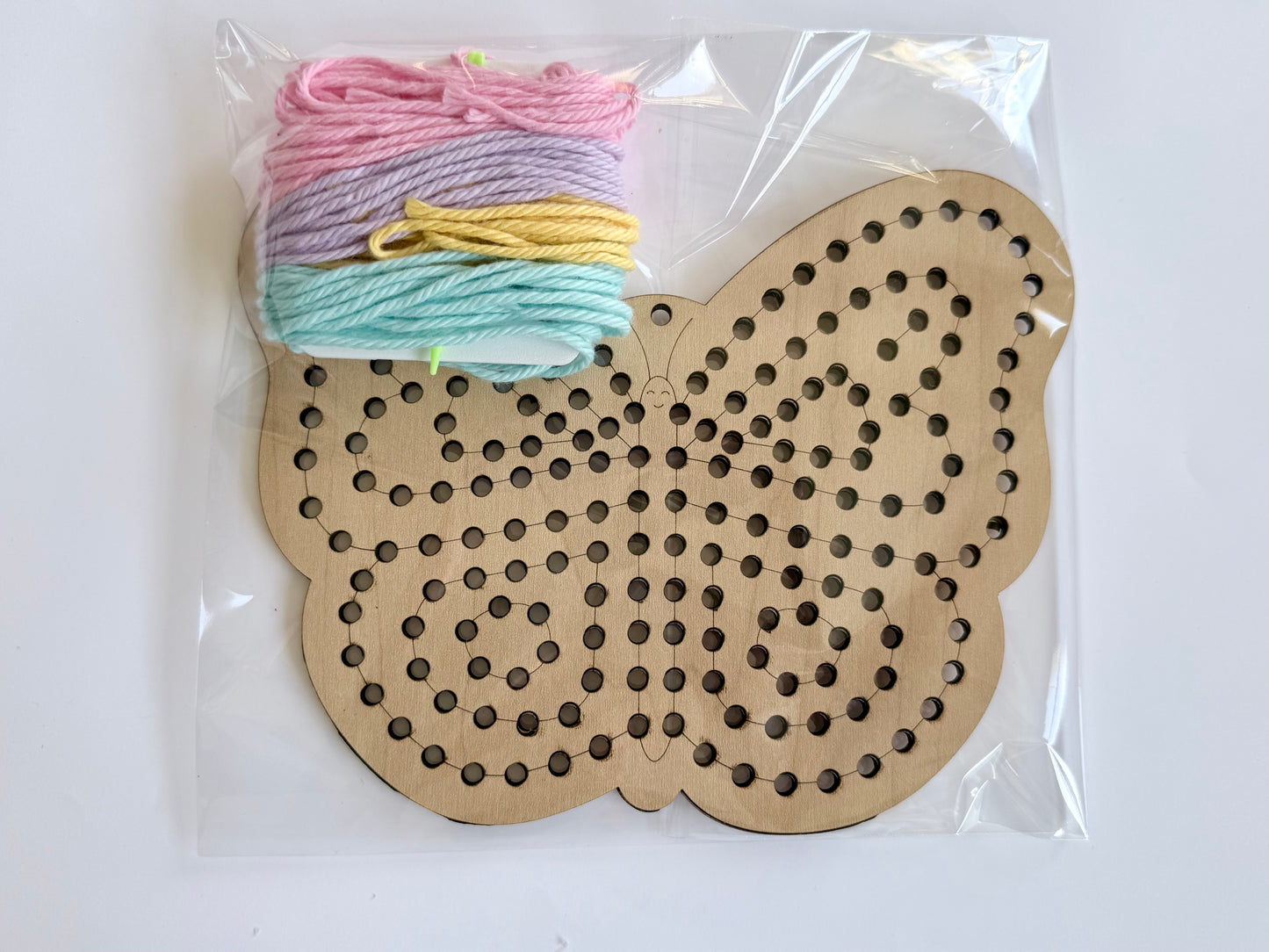 Resurrection Butterfly Lacing Toy | Catholic Easter Fine Motor Montesorri Activity for Kids