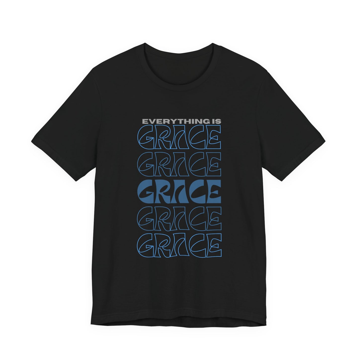 Everything is Grace Unisex Jersey Short Sleeve Tee- Women's Christian T-shirt-Catholic gifts