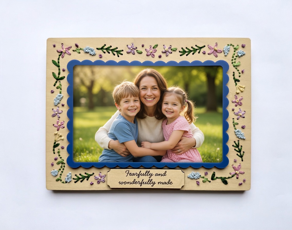 DIY Embroidery Mother's Day Frame - Craft kit
