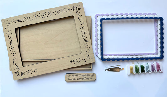 DIY Embroidery Mother's Day Frame - Craft kit