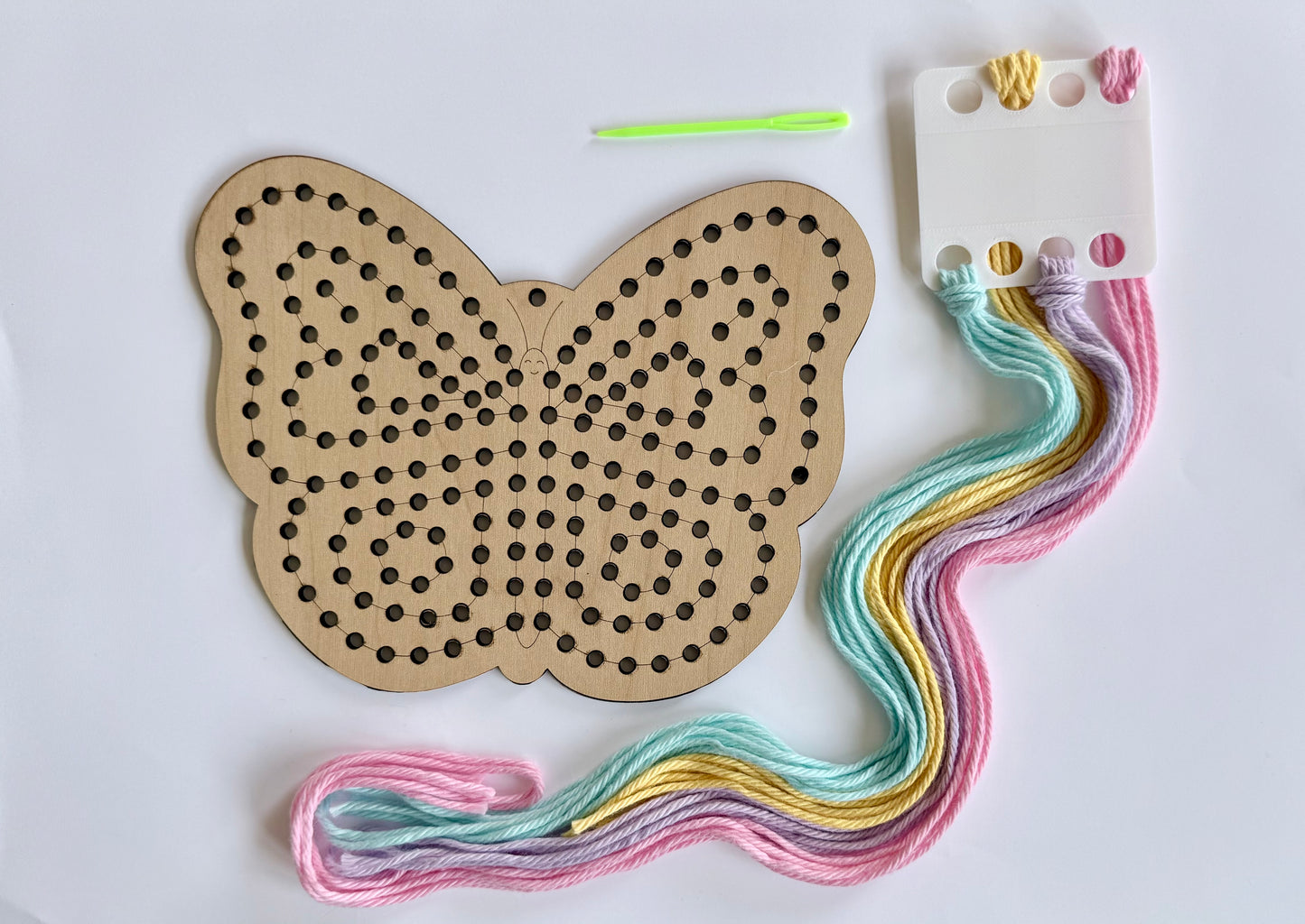 Resurrection Butterfly Lacing Toy | Catholic Easter Fine Motor Montesorri Activity for Kids