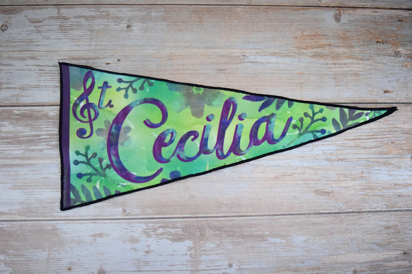 St Cecilia Catholic Wall Pennant